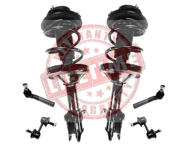 05-09 Legacy Sedan AWD 2.5L Ft Spring Strut Mounts Tie Rods Sway Bar links 6pc