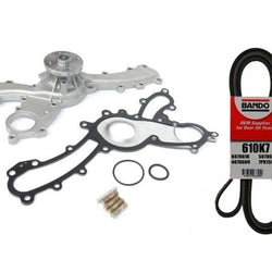 Engine Cooling Water Pump & Serpentine Belt for Lexus GS350 IS250 IS350 07-15