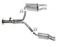 Rear Y Pipe w Dual Muffler System For Chevrolet Corvette 1986 1987 1988 1990