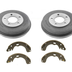 (2) Rear Brake Drum & (1) Set of Brake Shoes For Mariner Tribute Escape