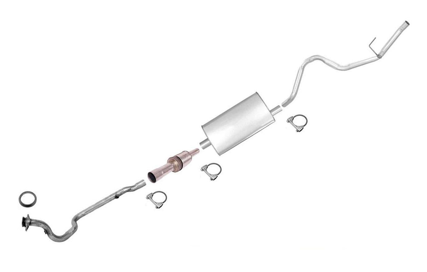 Tubo delantero, sistema de escape y conversión trasera para Jeep Grand Cherokee 4.0L 1993 1995