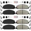 Severe Duty Brake Pads W/ Sensors For Hino 195 2012 2013 2020 Front and Rear