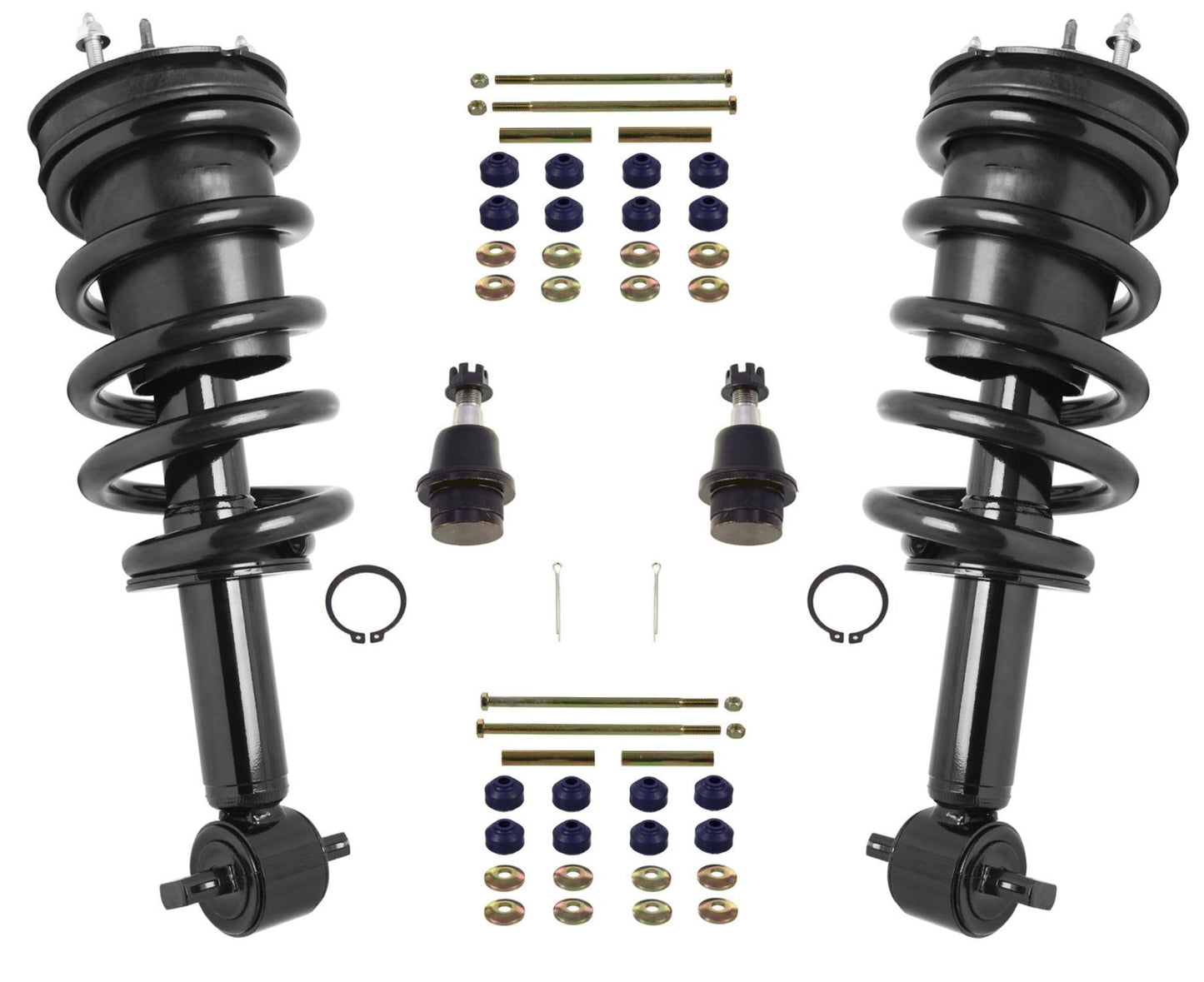 Enlaces de puntales delanteros y rótulas para GMC Sierra 1500 2014-2016 con tracción trasera