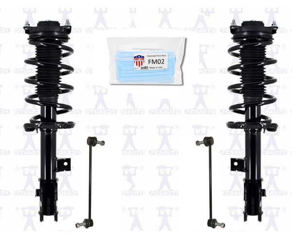 Front Complete Struts & Coil Spring Assembly & Links Fits 2015-2020 Kia Sedona