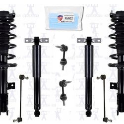 Front Complete Struts & Rear Shock Absorber & Links Fits 2015-2018 Kia Sedona