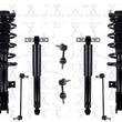 Front Complete Struts & Rear Shock Absorber & Links Fits 15-2018 Kia Sedona