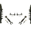 Puntales de resorte trasero, brazos de control superiores, enlaces de barra estabilizadora para elemento 03-11, 6 piezas