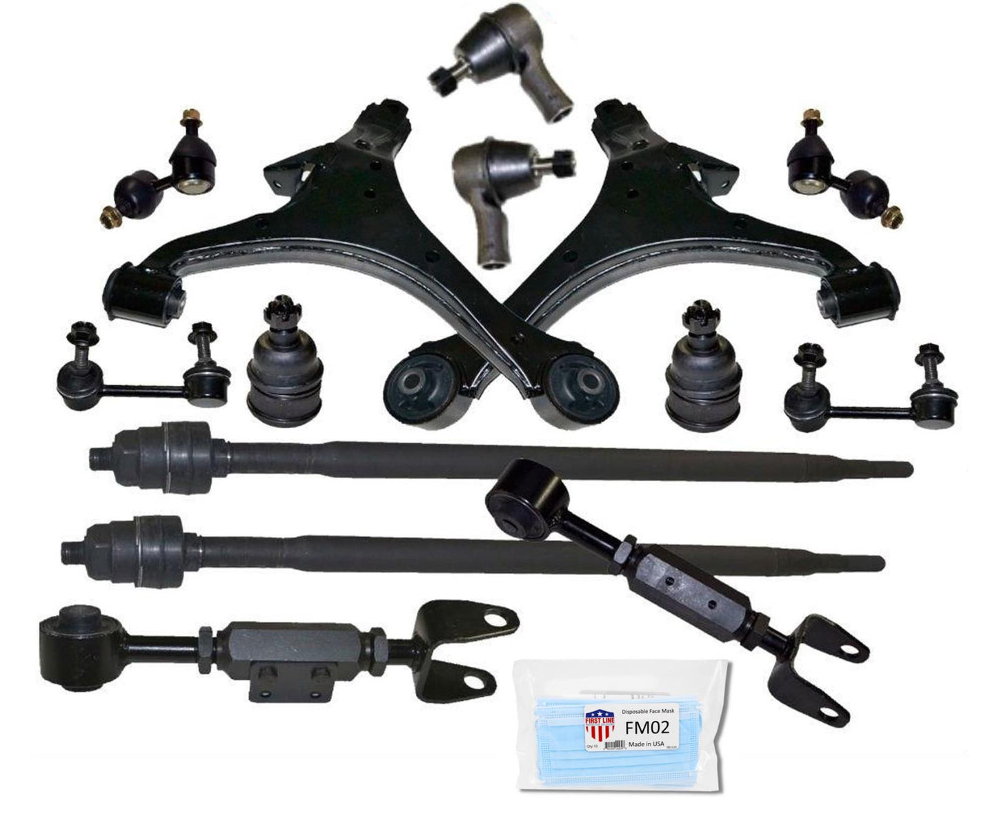 Enlaces de varillas de acoplamiento de brazos de control delanteros para Honda Element 2007-2011 con tracción delantera