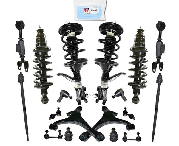 Front & Rear Complete Strut Control Arms Tie Rods Links Fits 2003-2011 Element