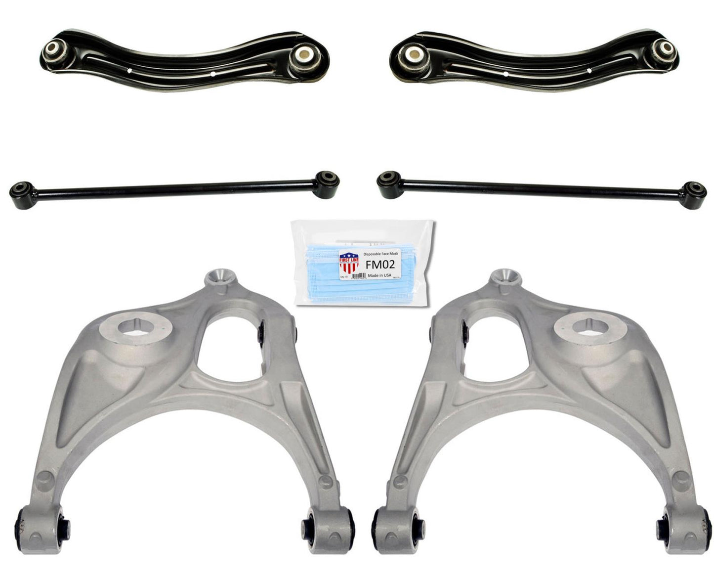 Brazos de control superiores e inferiores de amortiguadores traseros para Jeep Grand Cherokee 2011-2020