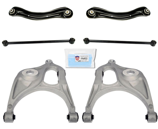 Rear Upper & Lower Control Arms Fits 2011-2020 Jeep Grand Cherokee