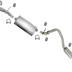 Resonador de silenciador de tubo de extensión para GMC YUKON XL 2015-2020 5.3L 4 RUEDAS