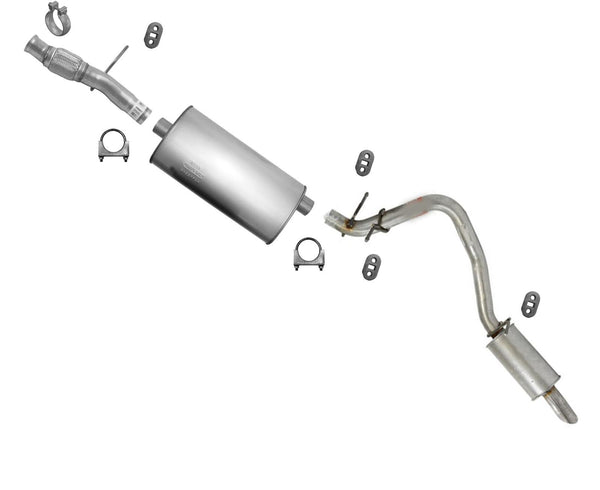 Resonador de silenciador de tubo de extensión para GMC YUKON XL 2015-2020 5.3L 4 RUEDAS