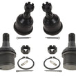Fits For 03-13 Dodge Ram Pick 2500 Lower Upper Ball Joints Joint 4Pc KIT