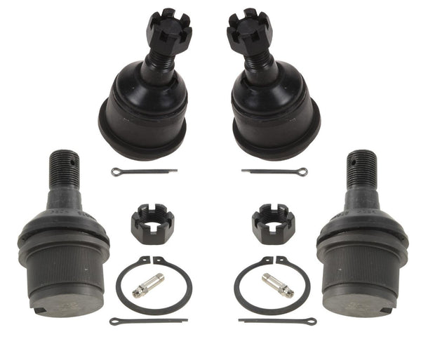 Fits For 03-13 Dodge Ram Pick 2500 Lower Upper Ball Joints Joint 4Pc KIT