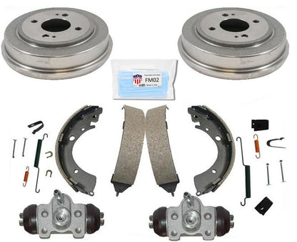 Tambores traseros Zapatas de freno Cilindros de rueda Hardware para Honda Civic 1996-2000