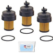 Fits Chevrolet 6.5L Duramax Diesel Fuel Filter and Cap 3 Pc Kit REF# 10154635