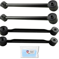 Upper Lower Rear Trailing W/ Bushings Control Arms Kit for GMC Envoy 02-09