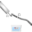 Tubo de escape con brida del sistema de escape, silenciador, compatible con Jeep Grand Cherokee 2005-2010