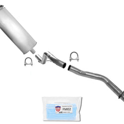 Tubo de escape con brida del sistema de escape, silenciador, compatible con Jeep Grand Cherokee 2005-2010