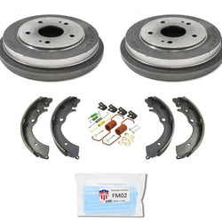 Freno de tambor trasero, zapatas de freno y kit de resorte compatible con Honda Accord 2.4L 2003-2007