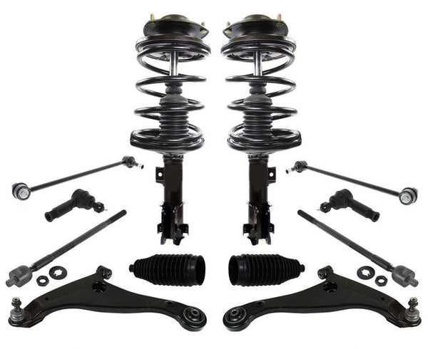 Front Coil Spring Struts 12pc Kit for Mitsubishi Galant 3.8L V6 2004-2009