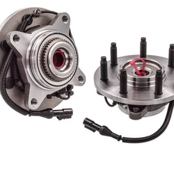 2- Hub Bearing Assembly, For 7 Stud 4 Wheel Drive H/D Payload 05-08 Ford F150