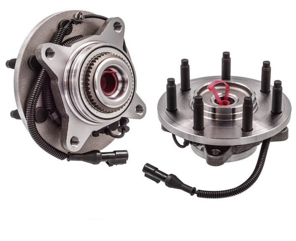 2- Hub Bearing Assembly, For 7 Stud 4 Wheel Drive H/D Payload 05-08 Ford F150