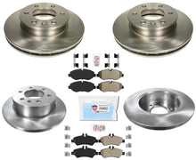 Rotores de freno de disco ProSeries Pastillas de freno para Sprinter 2500 2007-2016, kit de 6 piezas