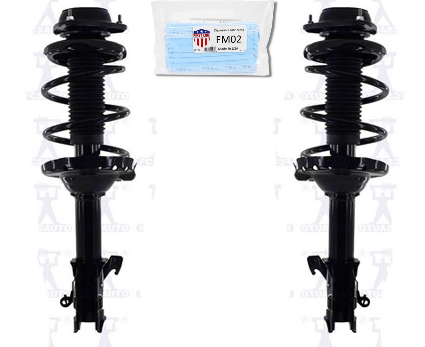 Complete Front Coil Spring Struts for 2018-2019 Subaru Outback 2.5L Engine