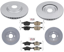 Coated Disc Brake Rotors Brake Pads For Front Wheel Drive 18-2022 Ford EcoSport