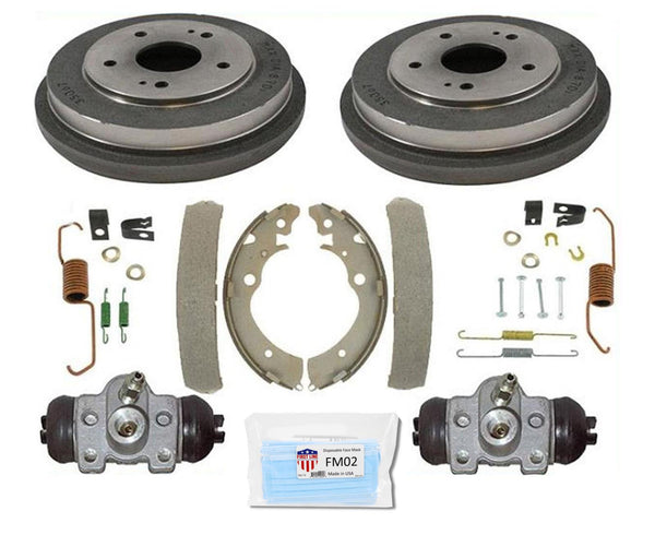 Tambores traseros Zapatas de freno Kit de resorte Cilindros de rueda para Honda CRV 1997-2001