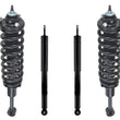 Amortiguadores traseros con resortes delanteros para Toyota 4Runner 4.0L 4.7L 2003-2009