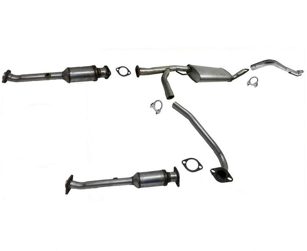 Catalytic Converters & Muffler Exhaust System Complete for 05-07 Nissan Xterra