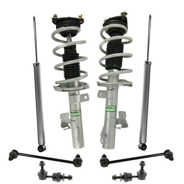 Puntales delanteros completos amortiguadores traseros enlaces de barra estabilizadora para Mazda 3 2010-2011