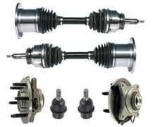Frt Wheel Bearing Hubs CV Axles Ball For 2003 2004 2006 Expedition 4 Wheel Drive