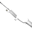 Front & Rear Muffler Exhaust System W/ Gasket & Clamp For 2005-2008 Honda Pilot