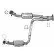 Front Catalytic Converter Engine Y Pipe for 2000-2005 Chevrolet Tahoe 4.8L 5.3L