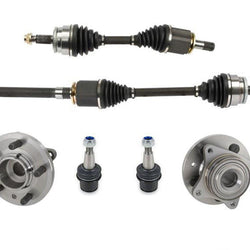 100% New Front CV Shaft Axles With Hub & Bearings for Land Rover LR3 05-09