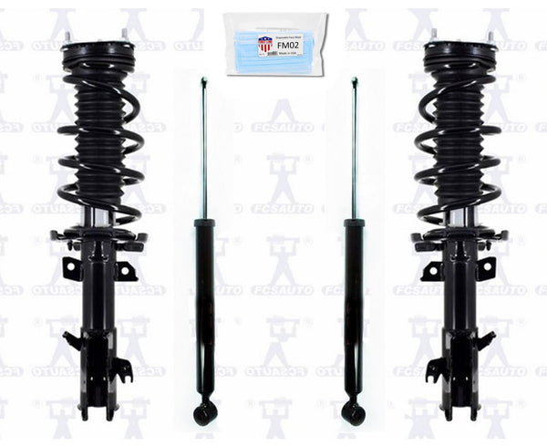 Puntales de resorte helicoidales completos 4P para transmisión manual Ford Fiesta ST 14-2016