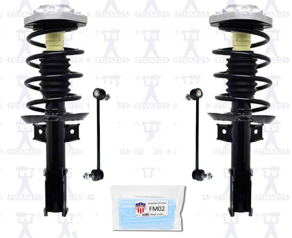 Puntales de resorte helicoidales delanteros completos para 10-16 4Matic 4Dr Sedan E350 Mercedes Benz 4p