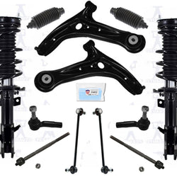 Puntales de resorte helicoidales delanteros Comp para transmisión manual Ford Fiesta ST 14-2016 12p