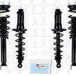 Puntal de resorte helicoidal mejorado de rendimiento monotubo delantero y trasero para Mazda RX8 04-08