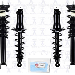 Front & Rear Monotube Performance Upgrade Coil Spring Strut For 04-08 Mazda RX8
