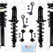 Conjunto y enlaces de puntal de rendimiento monotubo delantero y trasero para Mazda RX8 2004-2008