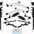 Kit de 12 piezas de bujes de brazos de control inferiores delanteros, juntas esféricas para Mazda RX8 2004-2008