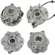 Rodamientos de buje delantero y trasero Tracción en las 4 ruedas 05-12 para Nissan Pathfinder / No Armada