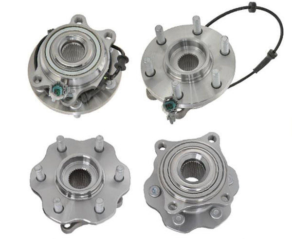 Rodamientos de buje delantero y trasero Tracción en las 4 ruedas 05-12 para Nissan Pathfinder / No Armada