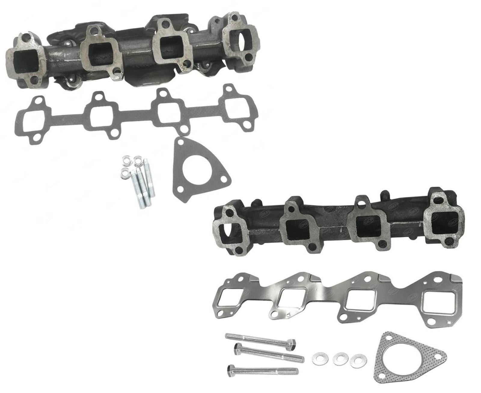 Exhaust Manifolds Left & Right Gaskets for 06-15 GMC Express Van 2500 3500 6.6L
