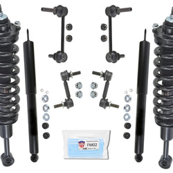 Puntales de resorte helicoidales delanteros y amortiguadores traseros para Toyota Tacoma con tracción total 2005-2015